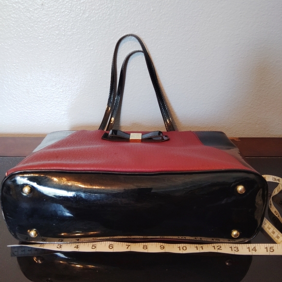 Anne Klein Two Tone Purse Handbag Tote - Picture 7 of 16